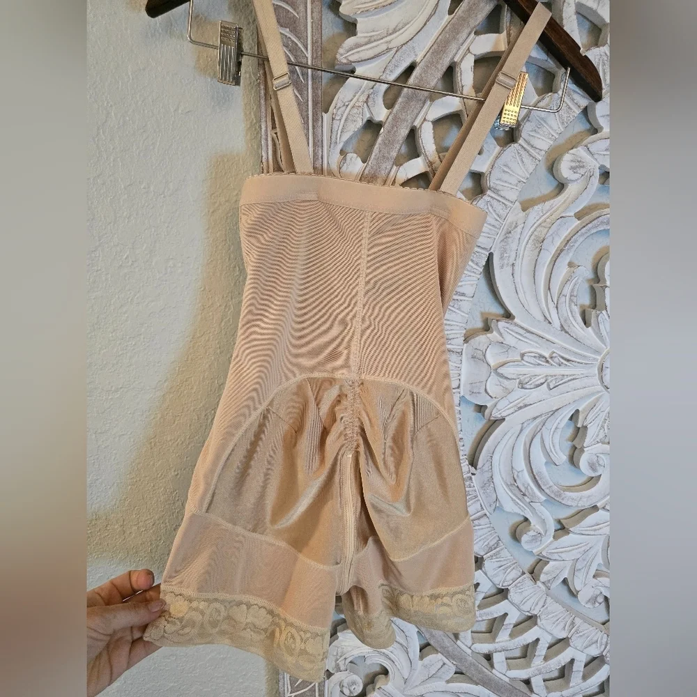 Colombian Women's Shapewear Tummy Control Compression Beige S